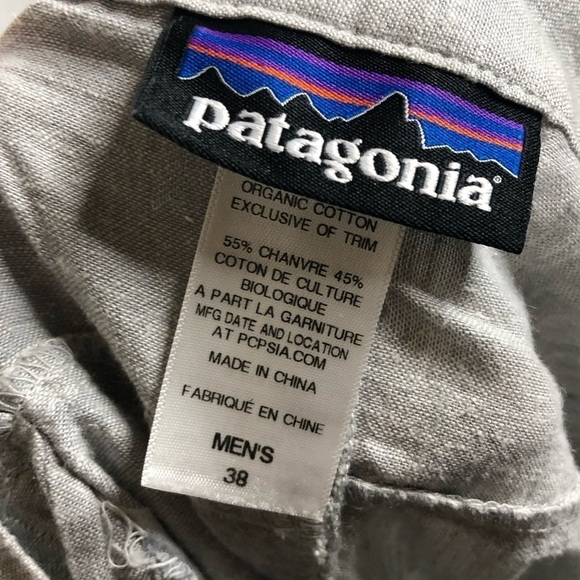 Patagonia Light Gray Back Step Lightweight Shorts 38 - Picture 5 of 5